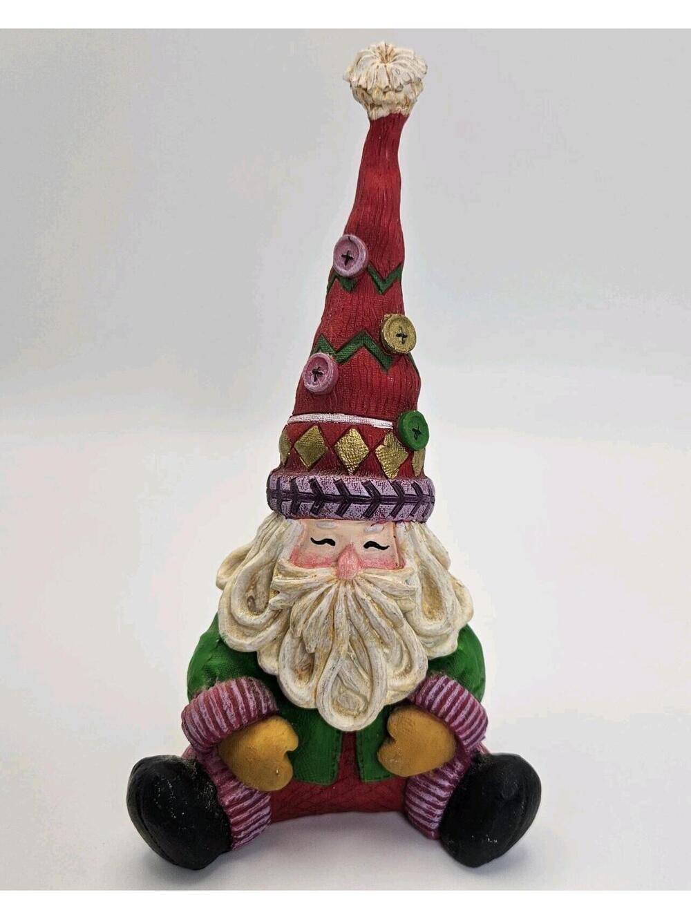 Rare Design Jim Shore Heartwood Creek Christmas Gnome Quilt Pattern And Buttons